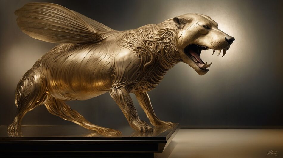 animales fantásticos,selección de originales imágenes,secciones de esculturas figurativas,papel simbólico crucial en la historia del arte,la religión y la filosofía,,bestiarios medievales,seres imaginarios,literatura fantástica